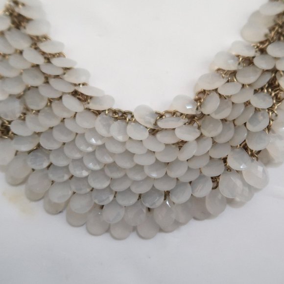 FRANCESCA'S faceted bead bib necklace NWT - Picture 3 of 4